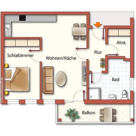 公寓 Brise Haus Maxim App 04